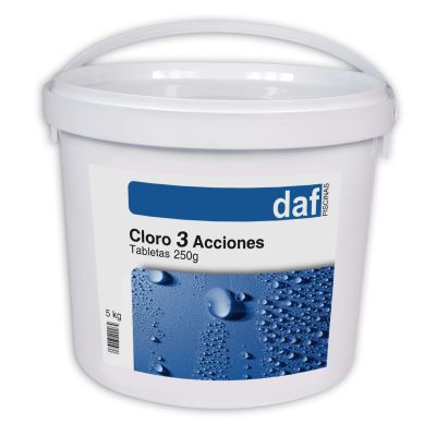 DAF CLORO 3 ACCIONES TABLETAS